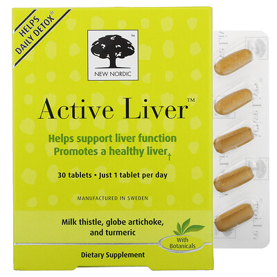 

New Nordic, Active Liver, 30 Tablets