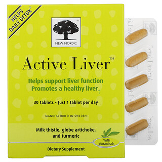 New Nordic, Active Liver، 30 قرصًا
