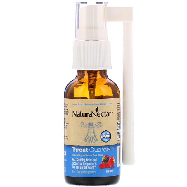 NaturaNectar, Throat Guardian Spray, Bee Berry, 10 ml 