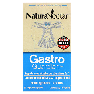 NaturaNectar Gastro Guardian, 60 вегетарианских капсул