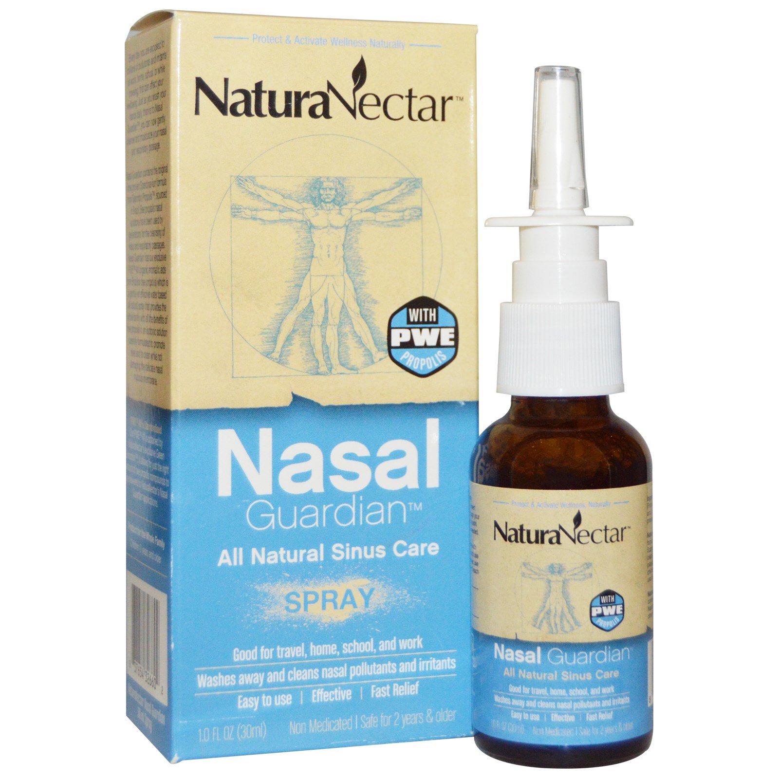 NaturaNectar, Nasal Guardian Spray, 1.0 fl oz (30 ml) - iHerb.com