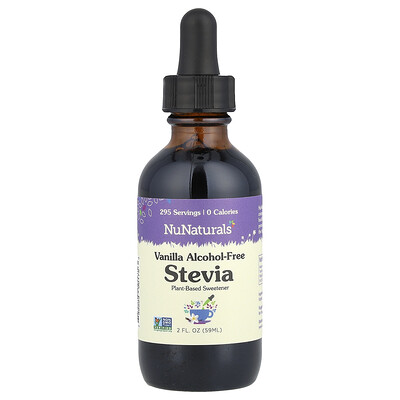 NuNaturals Stevia Alcohol Free Vanilla 2 fl oz 59 ml
