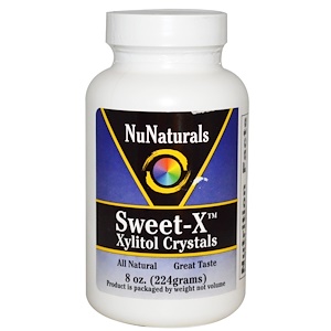 НуНатуралс, Sweet-X, Xylitol Crystals, 8 oz (224 g) отзывы
