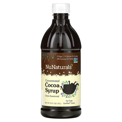 

NuNaturals, NuStevia Concentrated Cocoa Syrup, 16 fl oz (0.47 l)