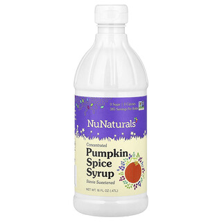 NuNaturals, Jarabe de especias de calabaza concentrado, 16 fl oz (0,47 l)