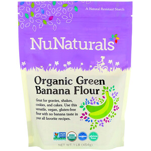 Отзывы о НуНатуралс, Organic Green Banana Flour, 1 lb (454 g)