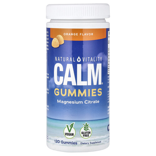 Natural Vitality, CALM® Gummies, Fruchtgummis, Orange, 120 Fruchtgummis