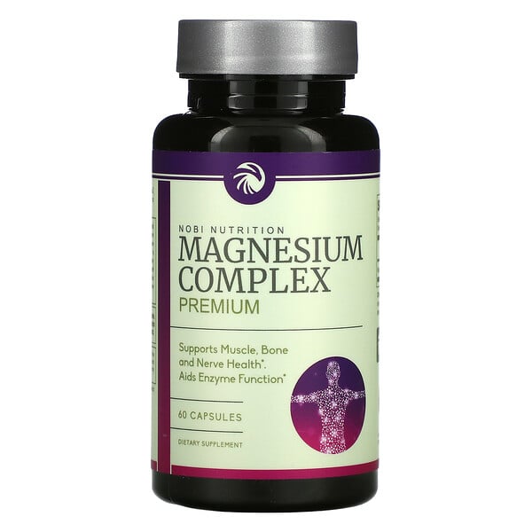 Nobi Nutrition, Premium Magnesium Complex, 60 Capsules