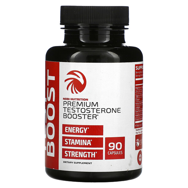 Nobi Nutrition‏, Premium Testosterone Booster, 90 Capsules
