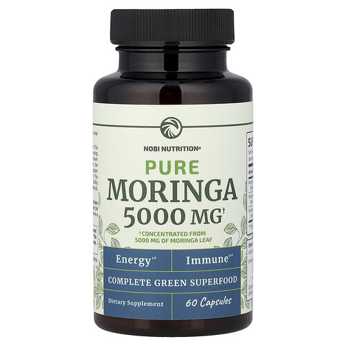 Nobi Nutrition, Pure Moringa, 5,000 mg, 60 Capsules