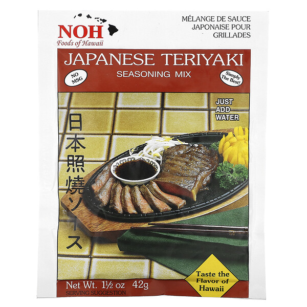 NOH Foods of Hawaii, Japanese Teriyaki Seasoning Mix, 1 1/2 oz (42 g