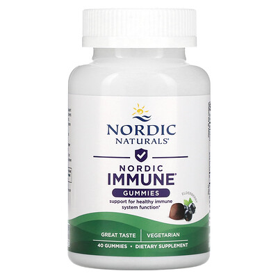 

Nordic Naturals Nordic Immune Gummies Elderberry 40 Gummies