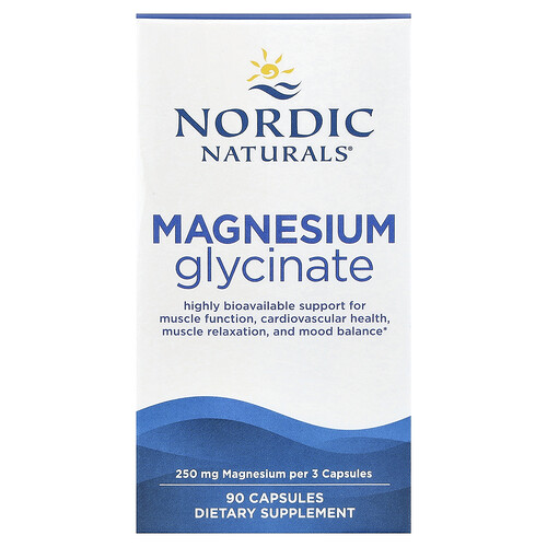 Nordic Naturals マグネシウム グリシネート 90粒（1粒あたり83mg）
