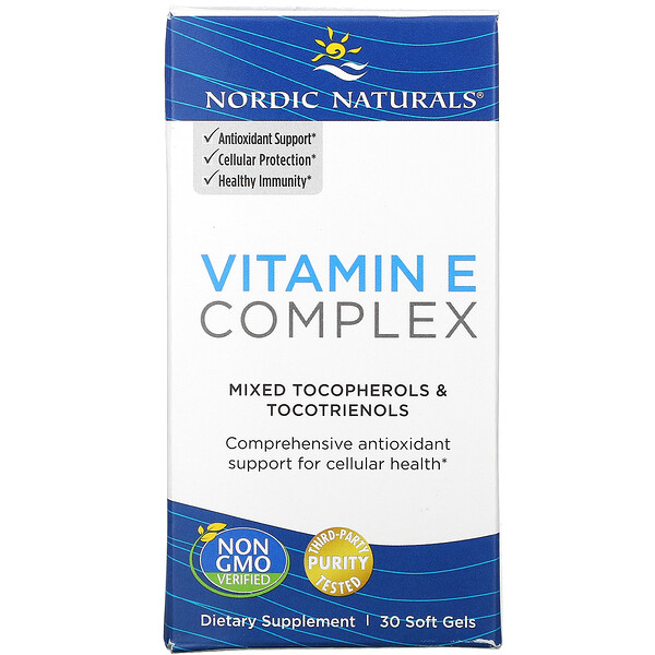 Nordic Naturals‏, Vitamin E Complex, 30 Soft Gels