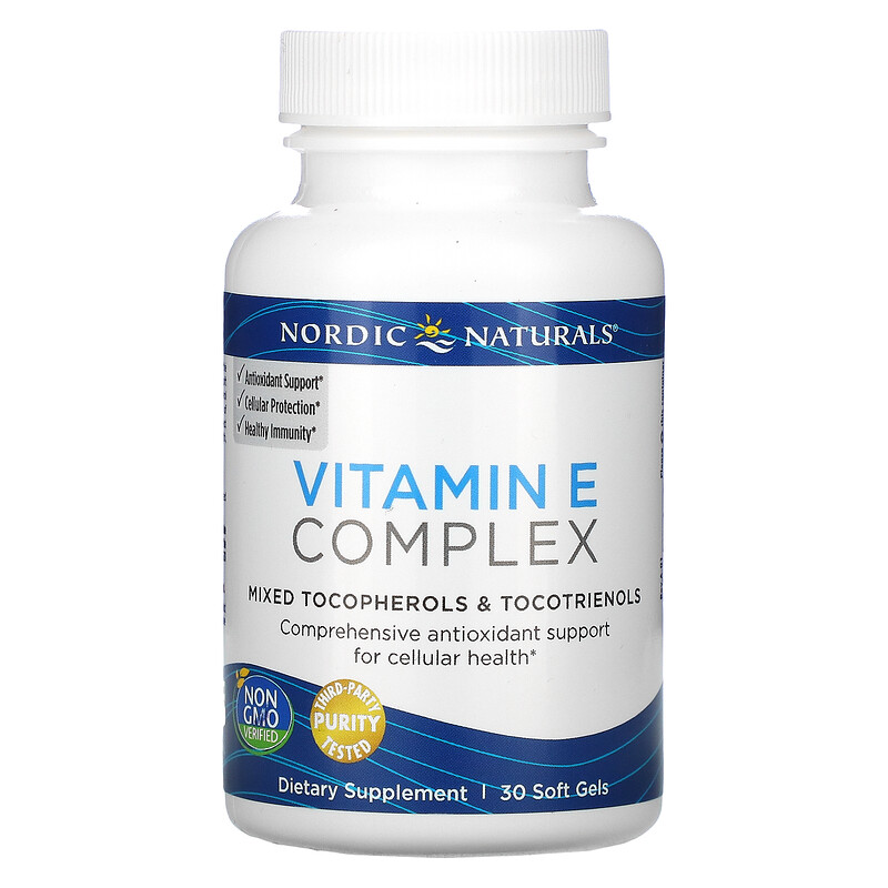 Nordic Naturals, Vitamin E Complex, 30 Soft Gels iHerb