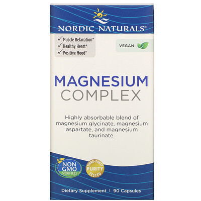Nordic Naturals Magnesium Complex, 90 Capsules