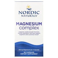 Nordic Naturals, Complexo de Magnésio, 90 Cápsulas