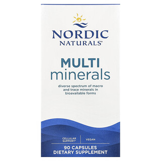 Nordic Naturals, Multi Minerals, 90 Κάψουλες