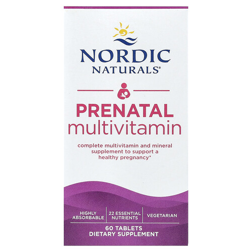 Nordic Naturals, Pränatales Multivitamin, 60 Tabletten