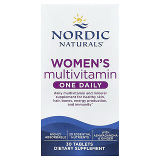 Nordic Naturals, Multivitamines pour femmes, Un par jour, 30 comprimés