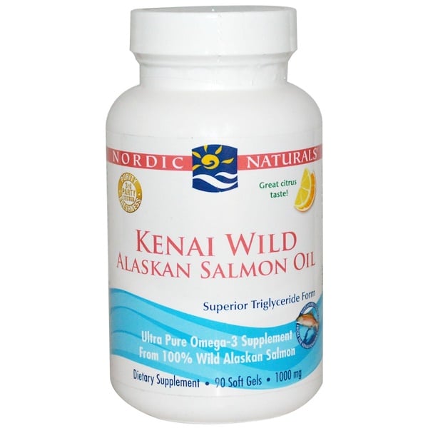Nordic Naturals, Kenai Wild Alaskan Salmon Oil, Citrus, 1000 mg, 90 Soft Gels (Discontinued Item) 