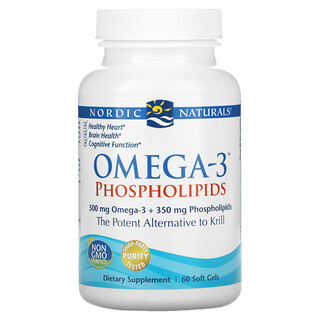 Nordic Naturals, Omega-3 Phospholipids- 60 كبسولة هلامية