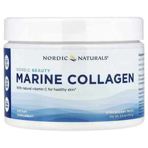 Nordic Naturals ノルディックビューティ マリンコラーゲン ビタミンC配合 ストロベリー味 150g
