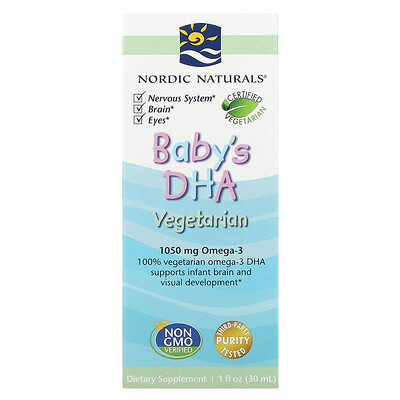 

Nordic Naturals Baby's DHA Vegetarian 1 fl oz (30 ml)