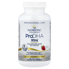 ProDHA Xtra™, омега кислоти, полуниця, 120 капсул