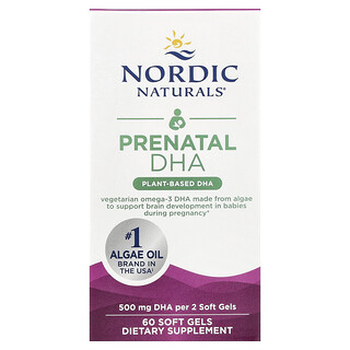 Nordic Naturals, 產前 DHA，60 粒軟膠囊（每粒軟膠囊 250 毫克）
