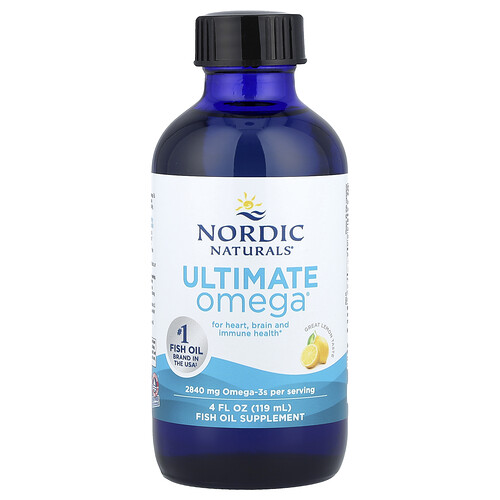 Nordic Naturals Ultimate Omega®, Lemon, 4 fl oz (119 ml)