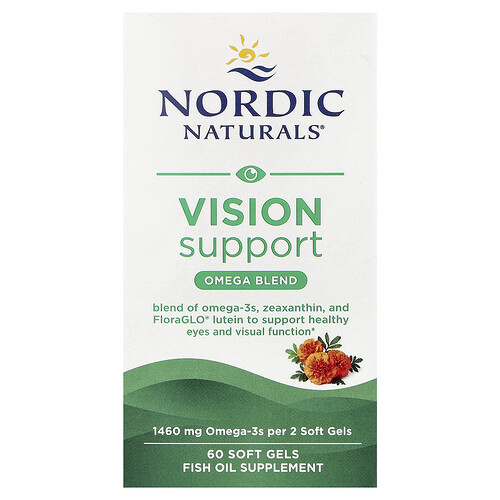 Nordic Naturals Vision Support, Omega Blend, 60 Soft Gels