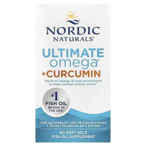 Nordic Naturals, Ultimate Omega® + Curcumin, 60 Soft Gels
