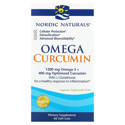 

Nordic Naturals Omega Curcumin 1250 мг 60 капсул