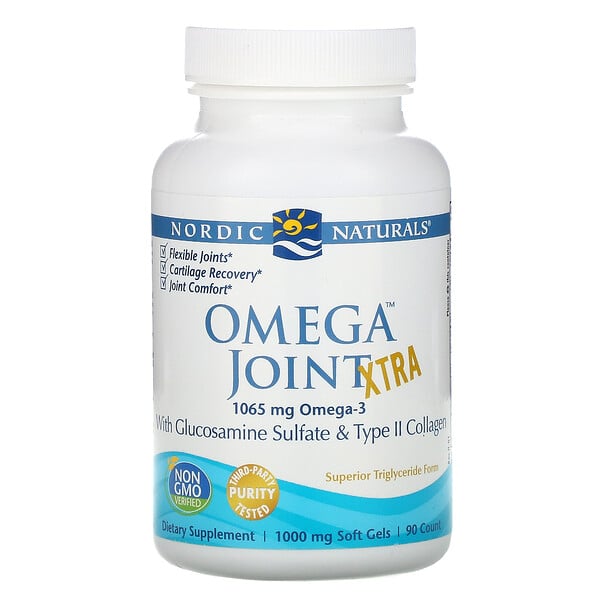 Nordic Naturals, Omega Joint Xtra, 1000 мг, 90 гелевых капсул