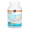 Nordic Naturals, Ultimate Omega + CoQ10, 640 мг, 60 капсул