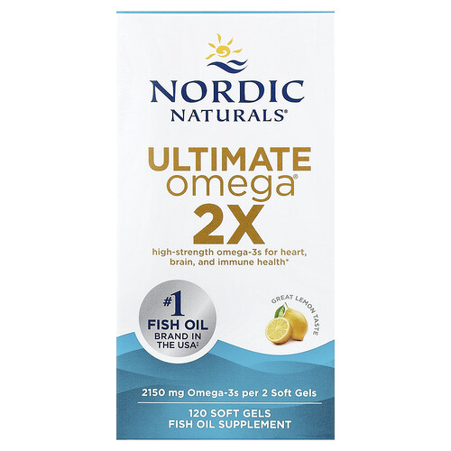 Nordic Naturals Ultimate Omega 2X, 120 Weichkapseln