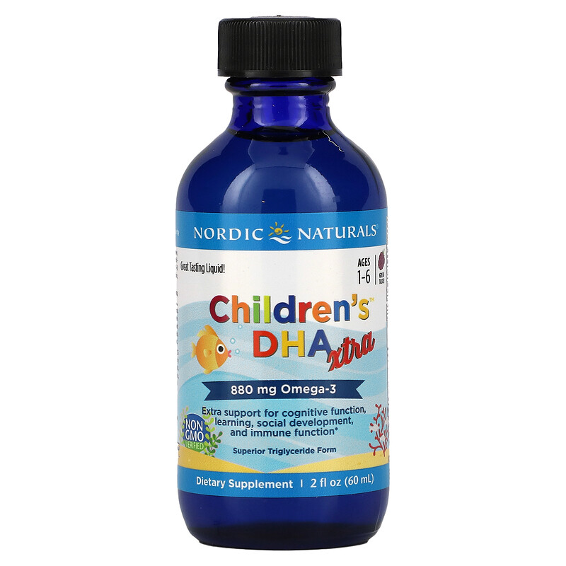 Nordic Naturals, Children's DHA Xtra, Ages 16, Berry Punch, 880 mg, 2