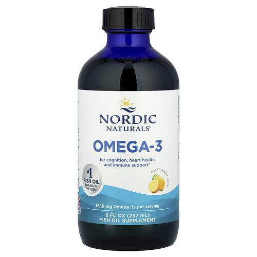 Nordic Naturals オメガ3 レモン 1,560 mg 237ml