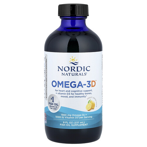 Nordic Naturals Omega-3D™ レモン味 237ml