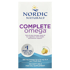 Complete Omega™, лимонний смак, 120 капсул