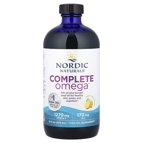 노르딕 네츄럴 프로페셔날 Nordic Naturals, Complete Omega™, 레몬, 473ml(16fl oz)