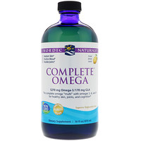 Complete Omega, со вкусом лимона, 16 жидких унций (473 мл) - изображение