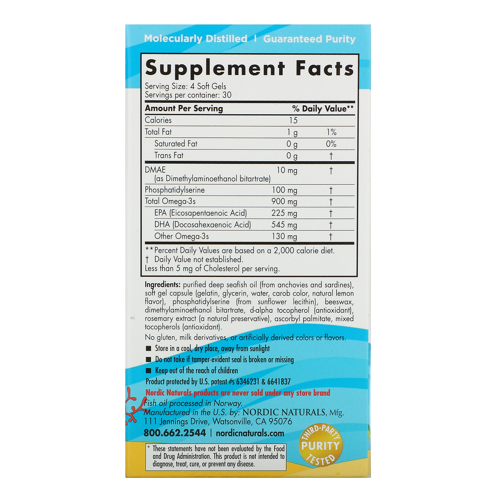 Nordic Naturals, Omega Focus Junior, Ages 618, 120 Mini Soft Gels