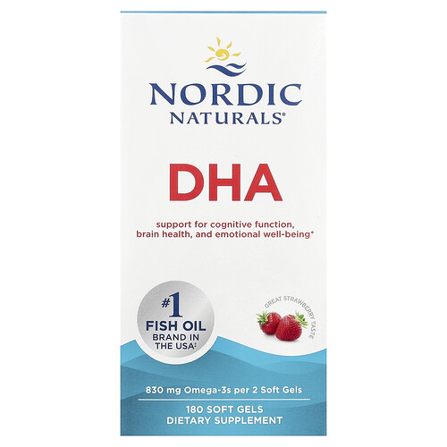 Nordic Naturals DHA ストロベリー ソフトジェル180粒