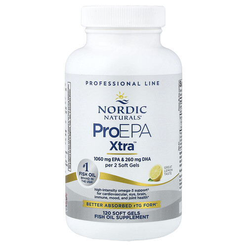 Nordic Naturals ProEPA Xtra™ レモン ソフトジェル120粒