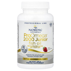 ProOmega® 2000, молодий риб'ячий жир, для дітей від 12 років, полуниця, 60 капсул