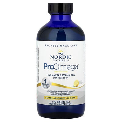 Nordic Naturals, ProOmega®, Limón, 2840 mg, 237 ml (8 oz. líq.)