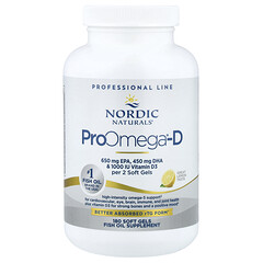 ProOmega®-D, чудовий лимон, 180 капсул