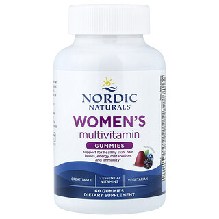 Nordic Naturals, 女性多維生素軟糖，混合漿果味，60 粒軟糖